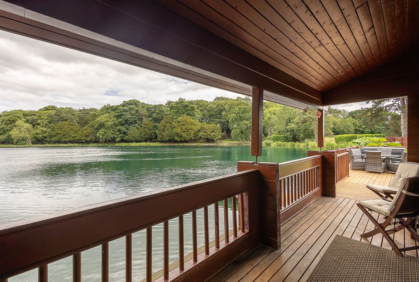 The covered deck